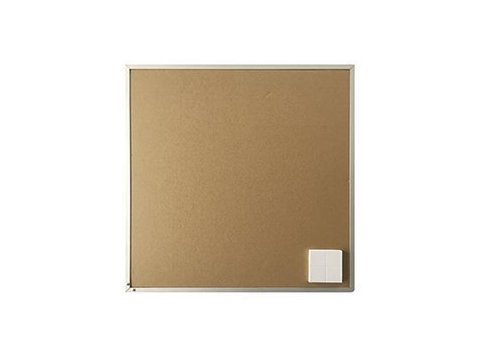Tablero Corcho Plus Office 350 x 350 mm Marco Aluminio