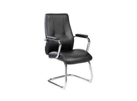 Silla Confidente Rocada 985V22 Negro Símil Piel