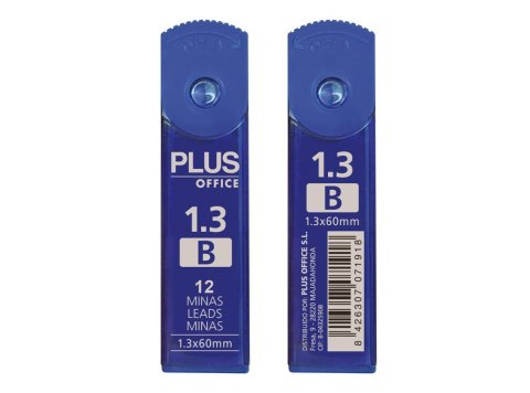 Minas Plus Office 1,3 mm B Estuche 12 Minas