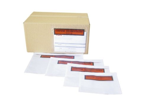 Sobres Portadocumentos Plus Office 130 x 120 mm Transparentes 1000 ud.