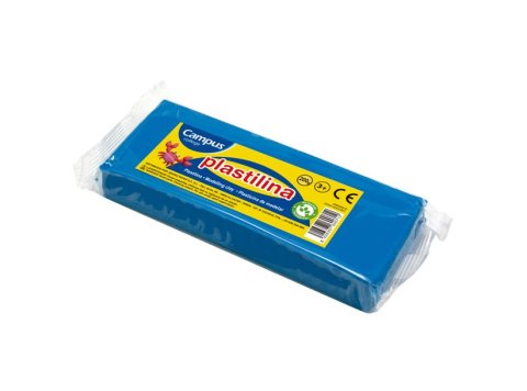 Plastilina Campus College 200g Azul Claro