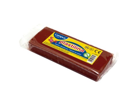 Plastilina Campus College 200g Marrón