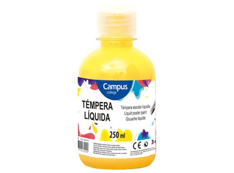 Témpera Campus College 250 ml Amarillo