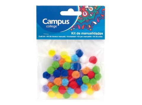 Set Manualidades Campus College Pompones