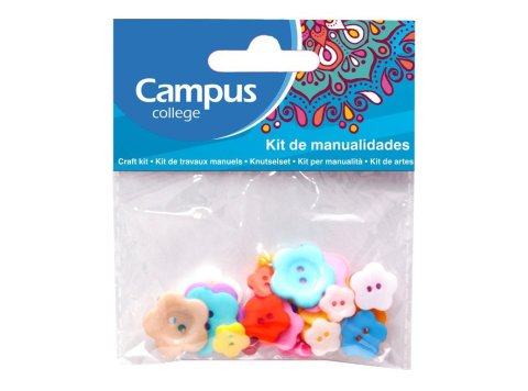 Set Manualidades Campus College Botón Flor