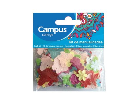 Set Manualidades Campus College Mix Flores y Mariposas