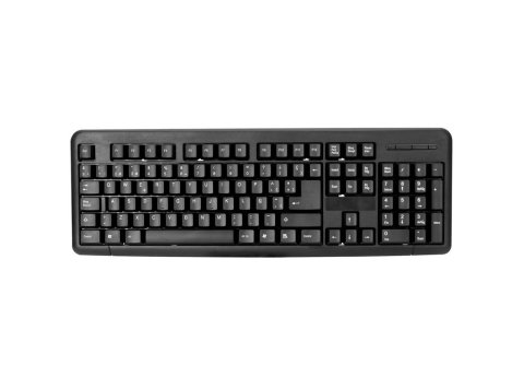 Teclado Plus Office Multimedia Classic Negro