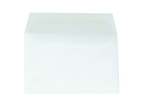 Sobre Plus Office Sin Ventana 120 x 176 mm Tira Silicona Solapa Recta Blancos 10 ud.