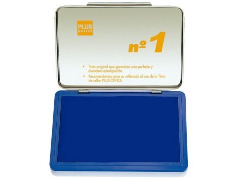 Tampón Manual Sellar Plus Office Nº1 140 x 100 mm Azul