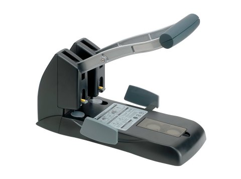 Perforador Gran Capacidad Plus Office P-1500 150 Hojas Negro/Plata