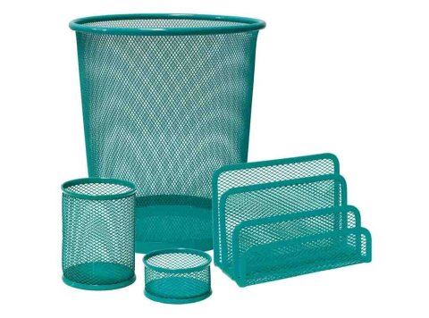 Set Escritorio 4 Piezas Plus Office Turquesa