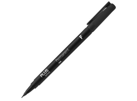 Rotulador Permanente Plus Office Permanent Fino 0,6 mm Negro
