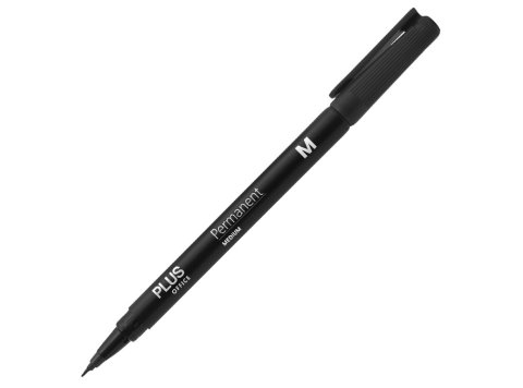 Rotulador Permanente Plus Office Permanent Medio 1 mm Negro