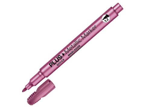 Rotulador Especial Plus Office Metallic Marker 1,2 mm Púrpura