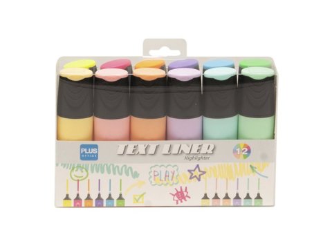 Marcador Fluorescente Plus Office TextLiner 3.2 Colores Surtidos Blíster 12 ud.