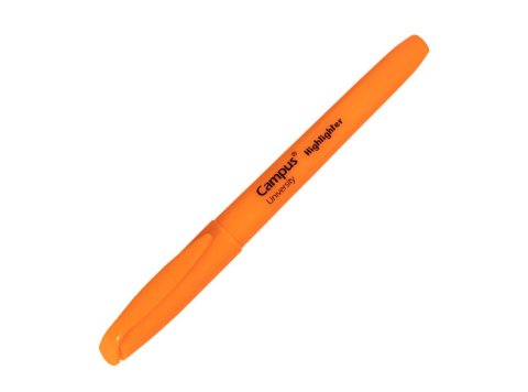 Marcador Fluorescente Pen Highlighter Campus University Naranja