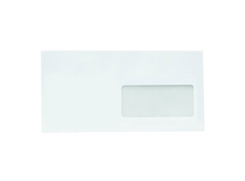 Sobre Americano Plus Office Ventana Derecha 115 x 225 mm 90g Solapa Recta 500 ud.