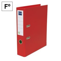 Archivador Plus Office Folio Lomo 75 mm Rojo