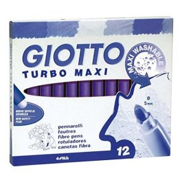 Rotulador Giotto Turbo Maxi 12 unid violeta