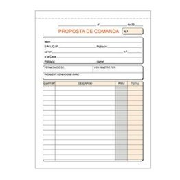 Talonario Pedidos Catalán Plus Office Natural 150mmx210mm Duplicado 50 Juegos