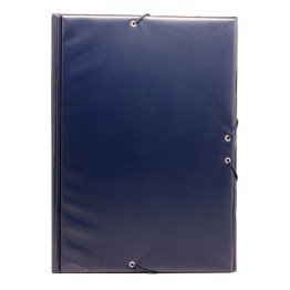 Carpeta Folio con goma azul marino