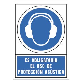 Uso obligatorio protección acústica pictograma Sys