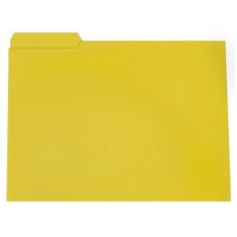 Subcarpeta Folio GIO Pestaña Izquierda Amarillo