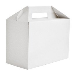 Caja para Embalar Maletín 35cmx11,8cmx25,5cm Blanco