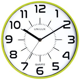 Reloj de Pared Unilux Pop Verde Anís Metalizado 11 Pulgadas