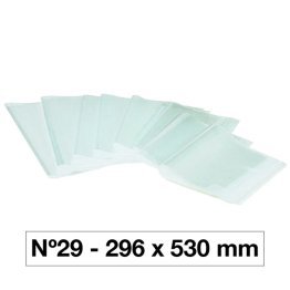 Forro hecho para libros Campus University 130 Micras PVC 296 x 530 mm. Nº29 Transparente /5 ud.