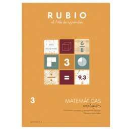 Cuaderno Rubio Matematicas Evolución 3 - 10 unid