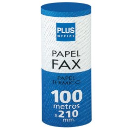 Rollo papel térmico para fax 210x100 mts