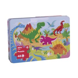 Juego Educativo Puzzle Dinosaurios Apli Kids