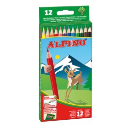 Lápices de Colores Alpino 12 Colores
