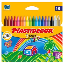 Ceras Plásticas Bic Plastidecor Kids 18 Colores