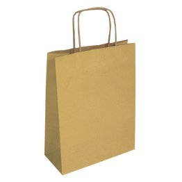 Bolsa de Papel Kraft Natural Mediana