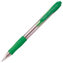 Bolígrafo Tinta Aceite Pilot Super Grip Verde