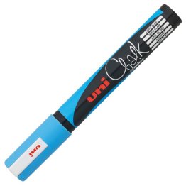 Rotulador de Tiza Líquida Uni Chalk Punta Cónica 1,8-2,5 mm. Azul Claro
