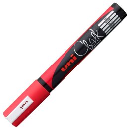 Rotulador de Tiza Líquida Uni Chalk Punta Cónica 1,8-2,5 mm. Rojo
