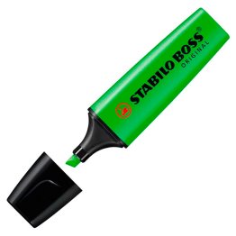Rotulador Fluorescente Stabilo Boss Verde