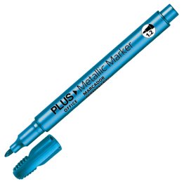 Rotulador Especial Plus Office Metallic Marker 1,2 mm. Azul