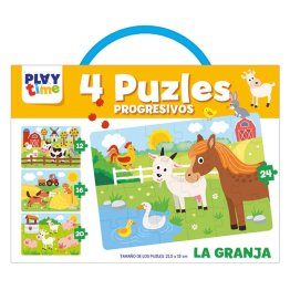 Libreta Educativa Playtime Puzzle Progresivo La Granja
