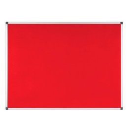 Tablero de Fieltro Bi-Office Rojo 60x45cm