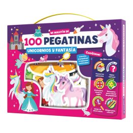 Juego Educativo Imagiland 100 Pegatinas Unicornios y Fantasía
