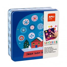 Juego Educativo Stickers Game Navidad Apli Kids