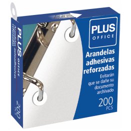 Arandelas Autoadhesivas Plus Office Reforzadas 13mm 200ud.