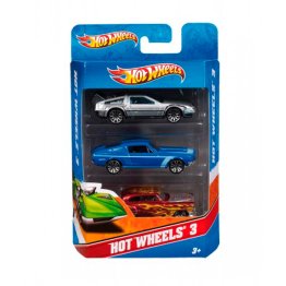 Vehículos Hot Wheels Pack 3 coches