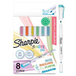 Rotuladores Sharpie Note Duo 8 Colores