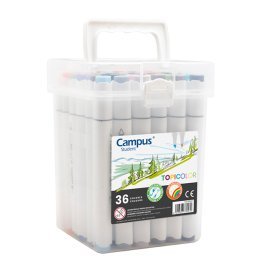 Rotuladores Doble Punta Campus Student TopiColor 36 colores