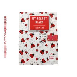 Diario con clave My Secret Diary Lucky Life 168h 80g